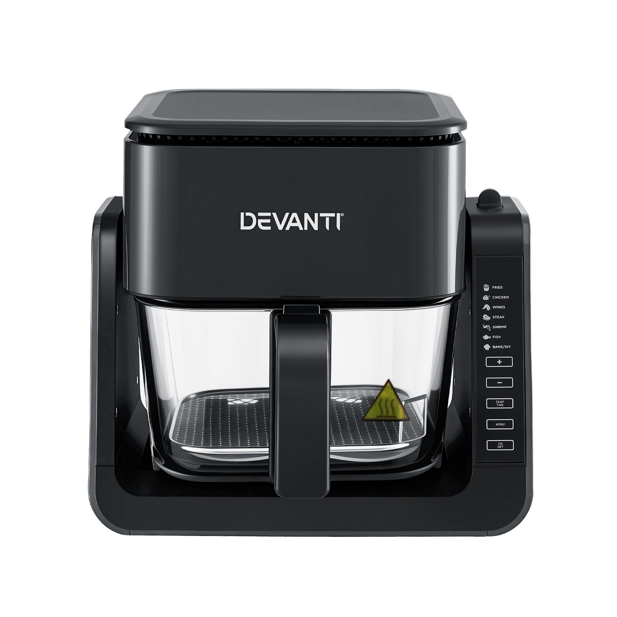 Devanti 5.5L Dual Zone 2-In-1 Glass Air Fryer – Sumo Deals Devanti 5.5L Dual Zone 2-In-1 Glass Air Fryer - Image 3
