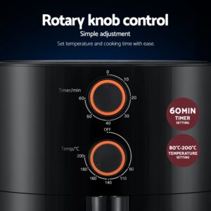 Rotary Knob Control Panel For Devanti 4L Air Fryer Temperature And Timer