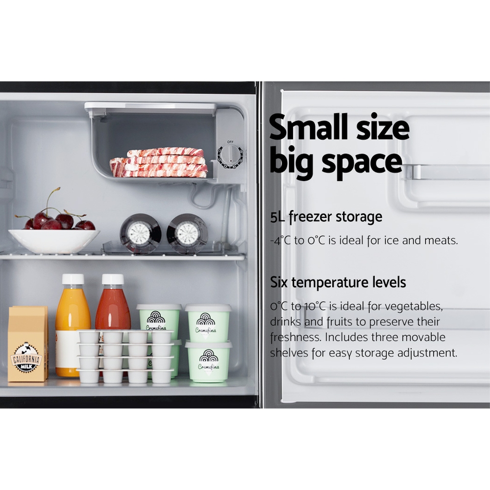 Devanti 48L Portable Bar Fridge Black – Sumo Deals Devanti 48L Portable Bar Fridge Black - Image 5