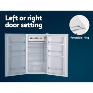 Devanti 95L Bar Fridge White Compact Chiller 60W Product Image Sumo Deals