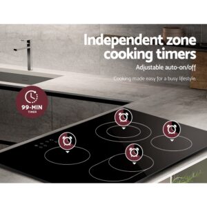 Devanti 77Cm Built-In Electric Ceramic Cooktop - Black – Sumo Deals Devanti 77Cm Built-In Electric Ceramic Cooktop - Black Product Image Sumo Deals