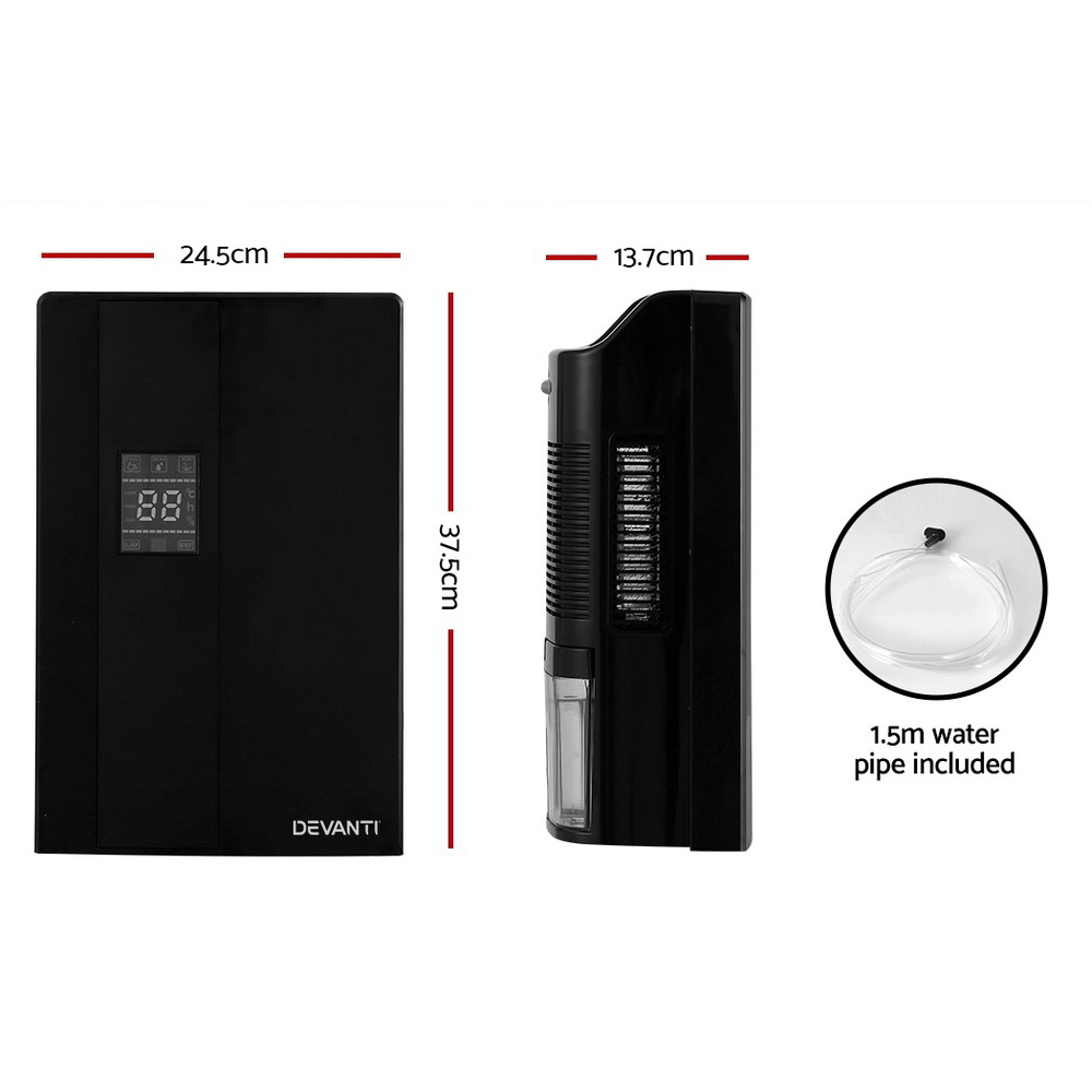 Devanti Dehumidifier - Heavy Duty | 2L Black – Sumo Deals Devanti Dehumidifier - Heavy Duty | 2L Black - Image 2