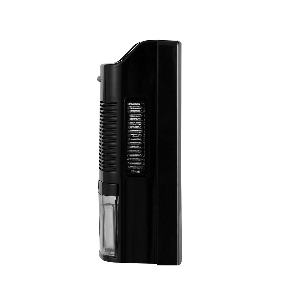 Devanti Dehumidifier - Heavy Duty | 2L Black – Sumo Deals Side View Of The Devanti 2L Dehumidifier Showing The Easy-Remove Water Tank And Air Filtration Vents.