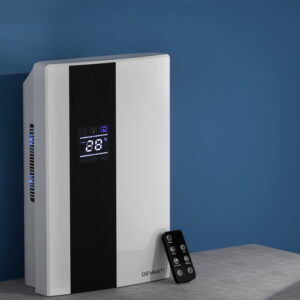 Devanti Dehumidifier Air Purifier 2L 2-in-1 Unit in White Front View
