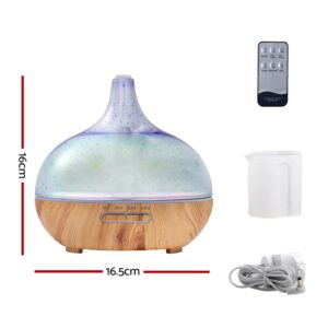 Devanti 400Ml 3D Glass Aroma Diffuser Light Wood – Sumo Deals Devanti 400Ml 3D Glass Aroma Diffuser Light Wood Product Image Sumo Deals