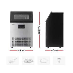 Devanti 60Kg Commercial Ice Maker Machine Stainless Steel – Sumo Deals Devanti 60Kg Commercial Ice Maker Machine Stainless Steel Product Image Sumo Deals