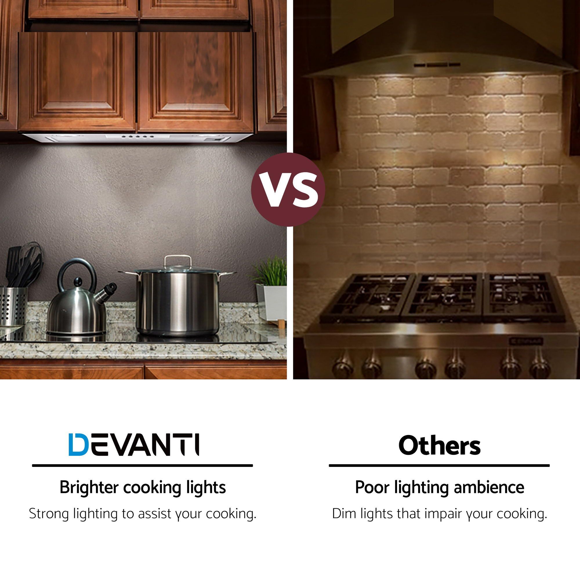Devanti 520Mm Undermount Stainless Steel Range Hood – Sumo Deals Devanti 520Mm Undermount Stainless Steel Range Hood - Image 10