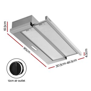 Devanti 900Mm Range Hood Slide Out Stainless Steel - 90Cm – Sumo Deals Devanti 900Mm Range Hood Slide Out Stainless Steel - 90Cm Product Image Sumo Deals
