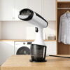 Devanti 1500W handheld garment steamer in sleek portable white chassis