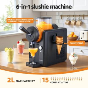 Devanti 2L Slushie Machine Ice Cream Maker Frozen Black – Sumo Deals Devanti 2L Slushie Machine Ice Cream Maker Frozen Black Product Image Sumo Deals