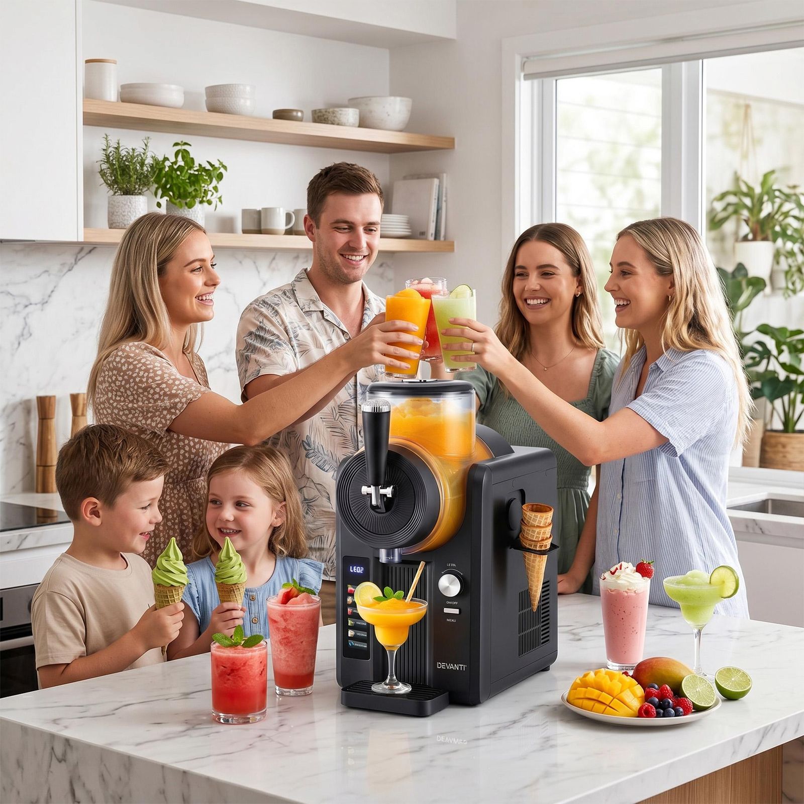 Devanti 2L Slushie Machine Ice Cream Maker Frozen Black – Sumo Deals Devanti 2L Slushie Machine Ice Cream Maker Frozen Black - Image 10