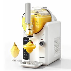 Devanti 5in1 Slushie Machine and Ice Cream Maker 2L in White