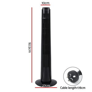 Devanti Tower Fan Oscillating With Remote | 93Cm Slim Model Product Image Sumo Deals
