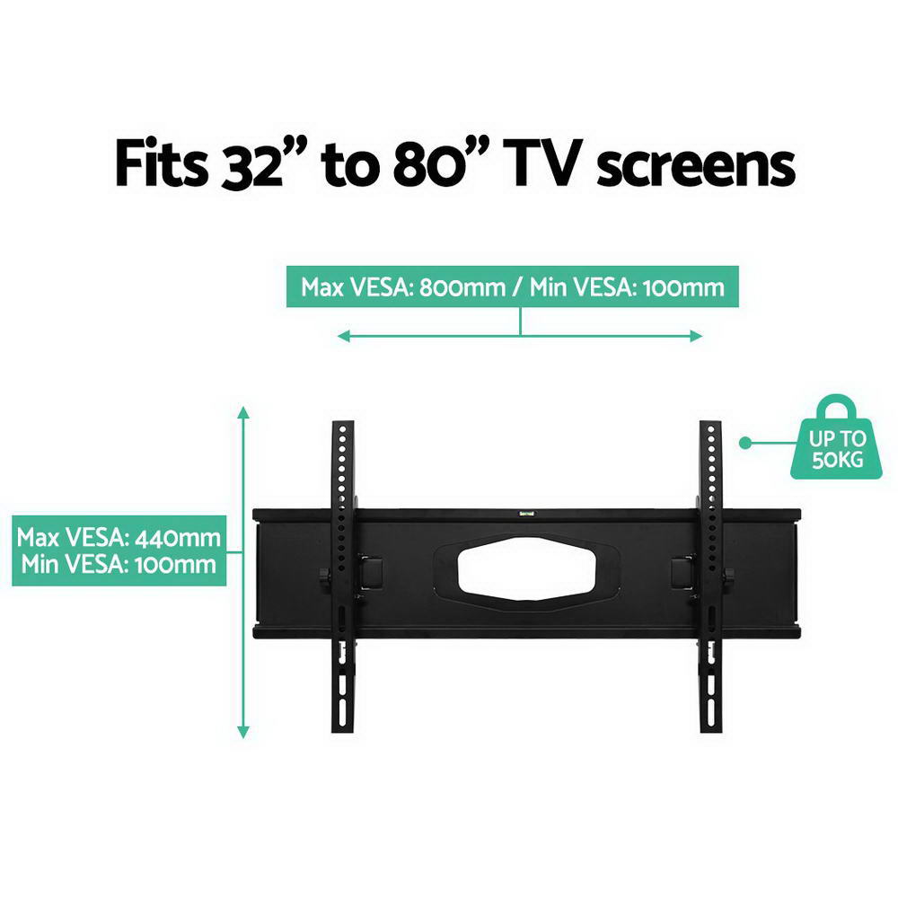Artiss Tv Wall Mount Bracket - Full Motion 50Kg Dual Arm – Sumo Deals Artiss Tv Wall Mount Bracket Vesa Mounting Pattern And Dimensions Diagram