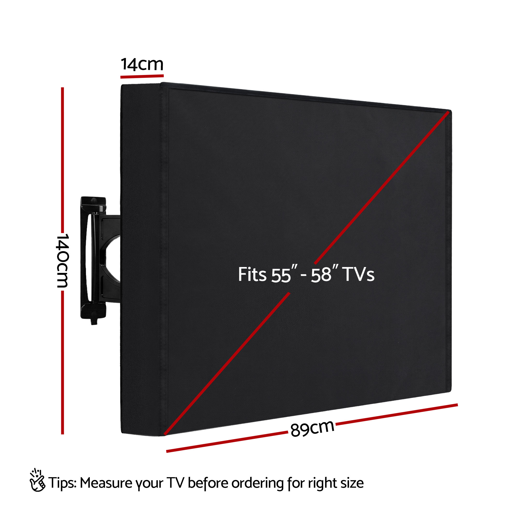 Artiss 55-58 Inch Waterproof Outdoor Tv Cover – Sumo Deals Artiss 55-58 Inch Waterproof Outdoor Tv Cover - Image 3