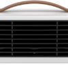 Auxiliary heater, small solar electric heater for home, office or workspace use (White)
