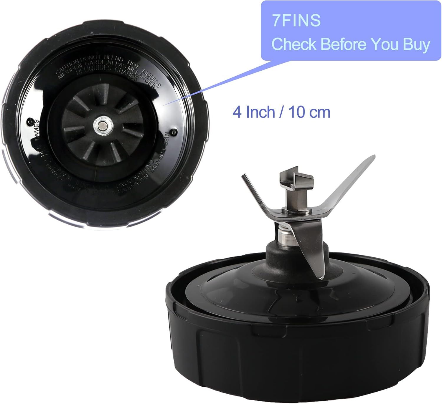 7-Fin Ninja Blender Blade | Extractor Replacement – Sumo Deals 7-Fin Ninja Blade