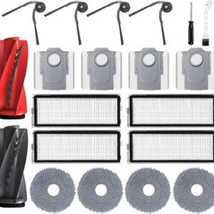 Complete 19 pack replacement accessories kit for Roborock Qrevo S5V showing all parts