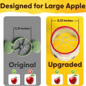 5.12 Inch Stainless Steel Apple Slicer With Base Bowl – Sumo Deals Oversized 5.12 Inch Stainless Steel Blade Matrix Showing 8 Slice Welding Points