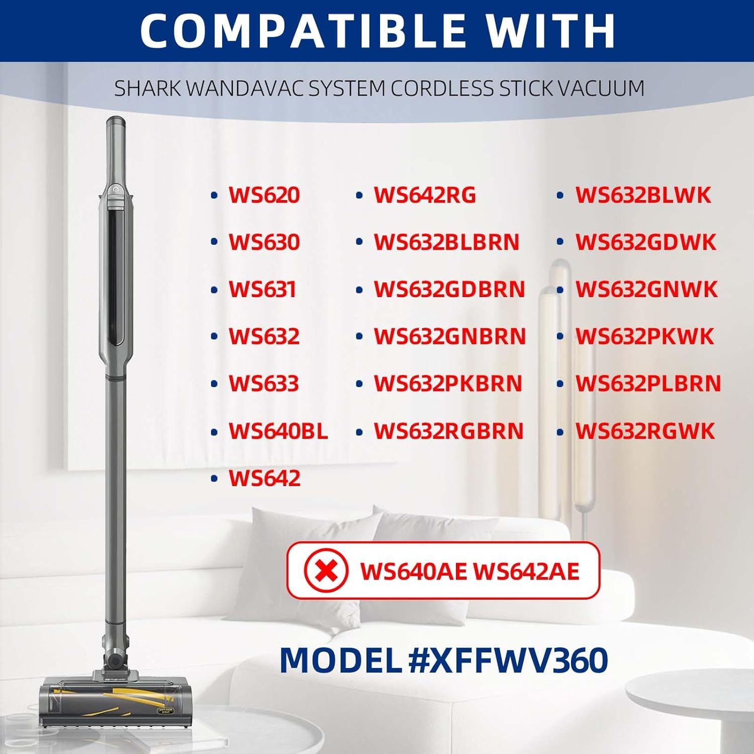 Shark Wandvac Filters Wv360 Ws620 Ws630 - 6 Pack – Sumo Deals Shark Wandvac Filters