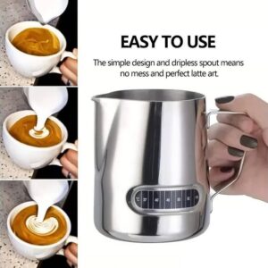 600Ml Milk Frothing Pitcher With Thermometer – Sumo Deals Milk Frothing Pitcher