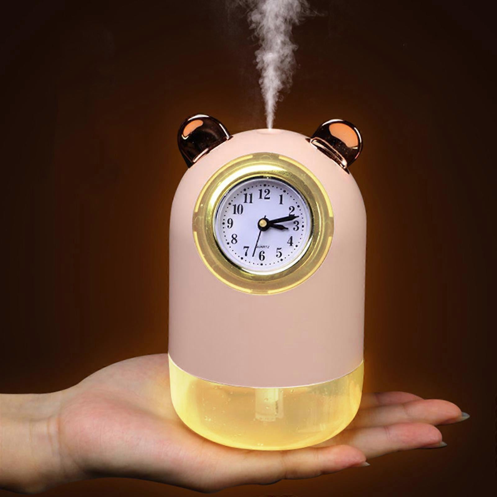 Usb Car Humidifier With Quartz Clock &Amp; Night Light – Sumo Deals Usb Car Humidifier