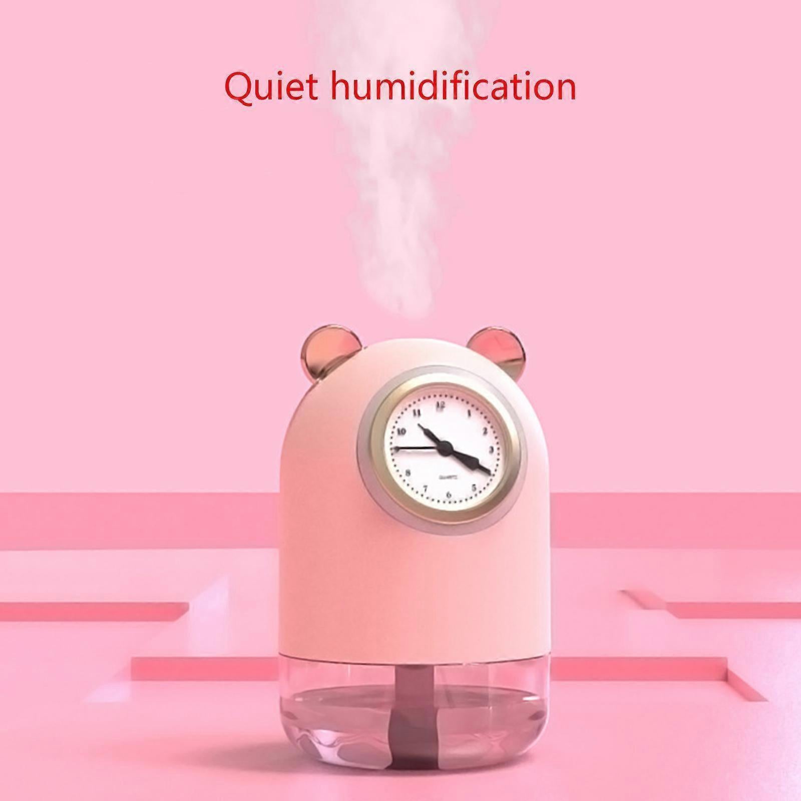 Usb Car Humidifier With Quartz Clock &Amp; Night Light – Sumo Deals Usb Car Humidifier