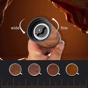 Manual Coffee Grinder | Ceramic Burr, Adjustable – Sumo Deals Manual Coffee Grinder