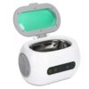 Premium jewelry cleaner with stainless steel tank and front digital timer