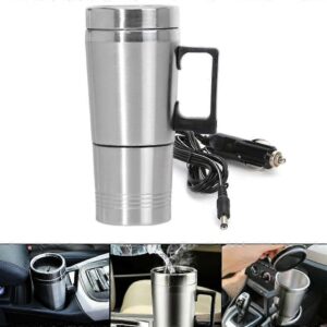 12V Portable Electric Car Kettle stainless steel travel flask