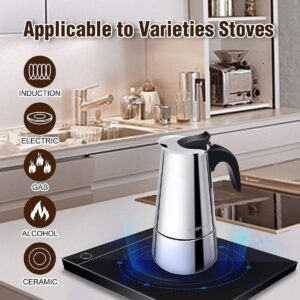 Stainless Steel Italian Moka Pot 300Ml Espresso Maker – Sumo Deals Stainless Steel Italian Moka Pot 300Ml Espresso Maker Product Image Sumo Deals