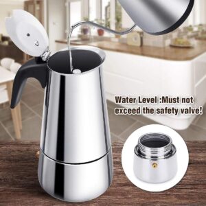 Stainless Steel Italian Moka Pot 300Ml Espresso Maker – Sumo Deals Stainless Steel Italian Moka Pot 300Ml Espresso Maker Product Image Sumo Deals