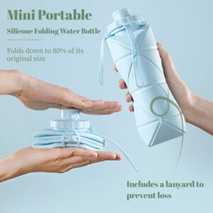 800Ml Silicone Folding Water Bottle - Green – Sumo Deals Silicone Folding Water Bottle