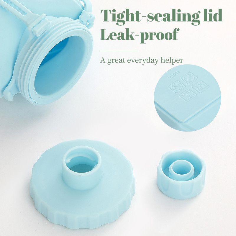 800Ml Silicone Folding Water Bottle - Green – Sumo Deals Silicone Folding Water Bottle