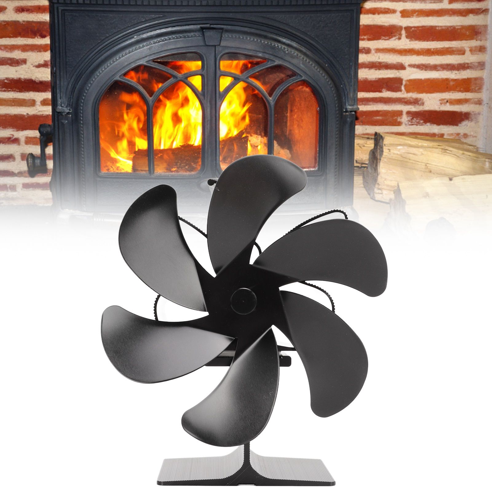 6 Blade Eco Stove Fan | Self-Starting Heat Powered – Sumo Deals Eco Stove Fan