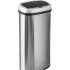 70L Stainless Steel Motion Sensor Rubbish Bin with open automatic lid