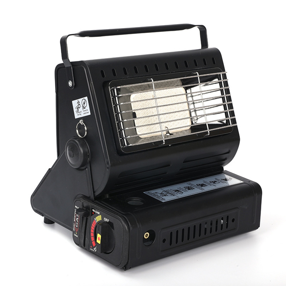 Portable Butane Gas Heater 1300W For Camping And Outdoor Survival – Sumo Deals Portable Butane Gas Heater In Black For Camping