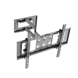 Heavy-duty steel Full Motion Wall Mount TV Bracket displaying extended dual articulation arms.