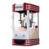 EuroChef Retro Popcorn Machine red and white vintage cinema theater style front view
