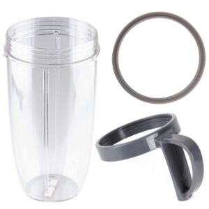 32oz colossal large cup replacement kit showing grey seal gasket and handheld lip ring