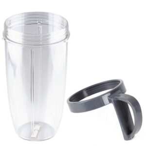 Nutribullet Colossal Tall Large Big Cup + Handheld Ring 32oz accessory set.