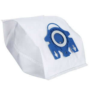 Pack of five synthetic Miele GN vacuum cleaner dust bags with two flat filters