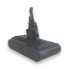 Hygieia Battery - Dual Fit For ALL Style Dyson V7 & V8 (SV10, SV11, SV25, SV37) Models grey composite housing front view