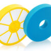 Yellow and blue Pre Motor Filter for Dyson DC08 and DC14 vacuums