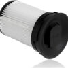 Complete Miele Triflex HX1 HEPA filter kit showing fine dust and pre filters