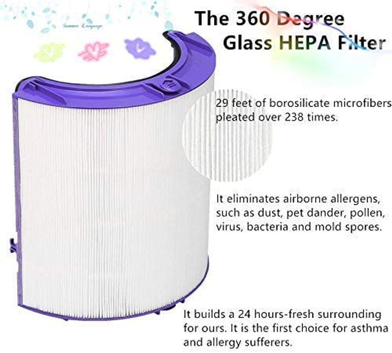 Hygieia Hepa + Carbon Filter For Dyson Pure Cool Purifier – Sumo Deals Hygieia Hepa + Carbon Filter For Dyson Pure Cool Purifier - Image 7