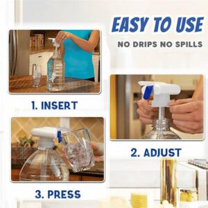 Child Filling Glass Using An Automatic Milk Dispenser On A Jug