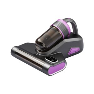 Purple advanced cordless dust mite vacuum cleaner with LED screen display