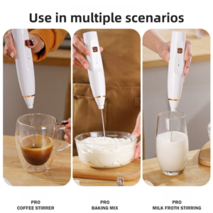 Wood Grain Wireless Milk Frother &Amp; Egg Whisk – Sumo Deals Milk Frother &Amp; Egg Whisk