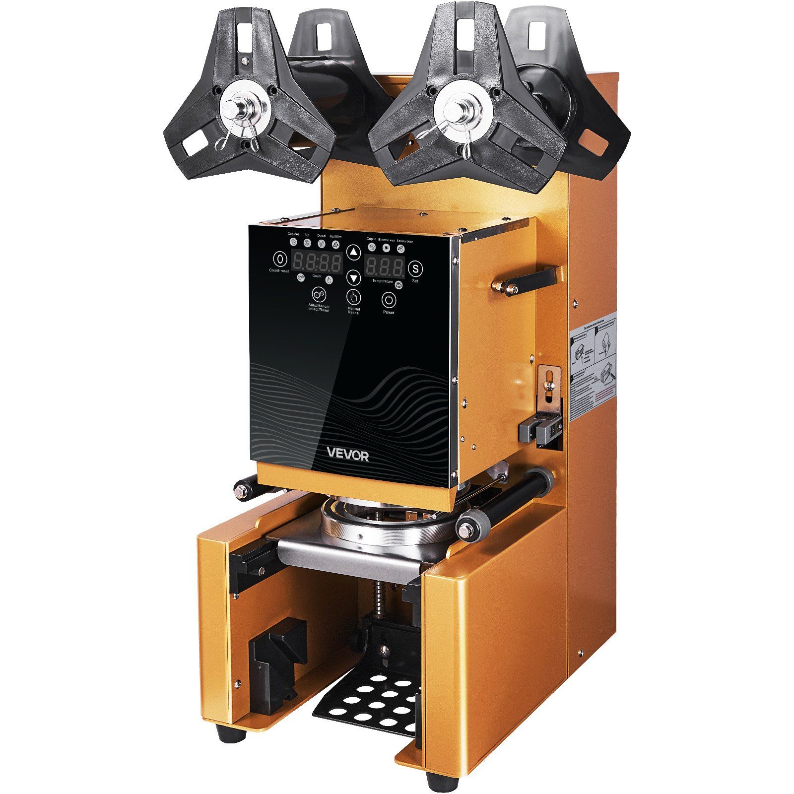 Gold Automatic Cup Sealing Machine For Boba Tea – Sumo Deals Automatic Cup Sealing Machine